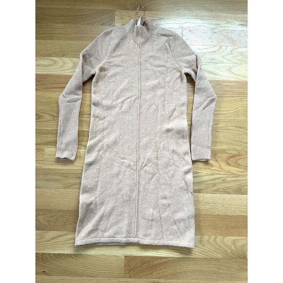 Banana Republic Wool Blend Mock Neck Long Sleeve Sweater Dress Size XS New - Picture 2 of 8